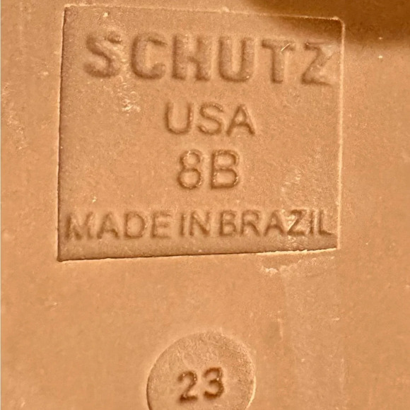 Schutz Women’s Ava Denim Slip On Flat Size 8 with Original Box and Dust Bags - Picture 7 of 7